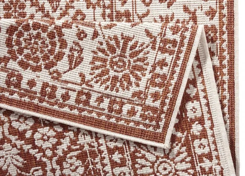 NORTHRUGS - Hanse Home koberce Kusový koberec Twin-Wendeteppiche 103114 terra creme – na von aj na doma - 80x150 cm