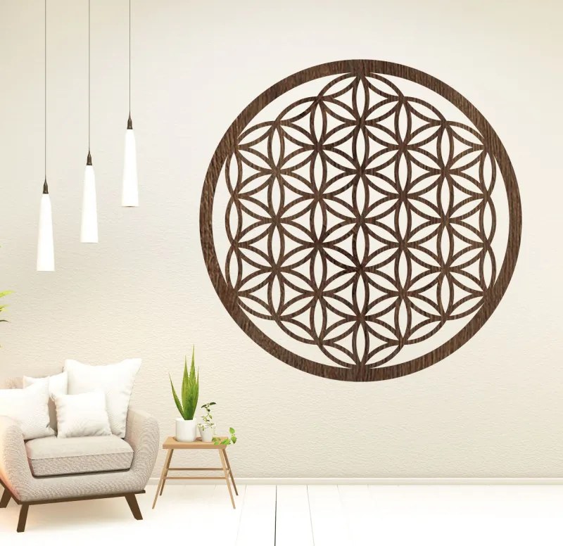 Drevené Mandala Originálne Vyrezávané Mandaly na Stenu | SENTOP FB-HDF0168