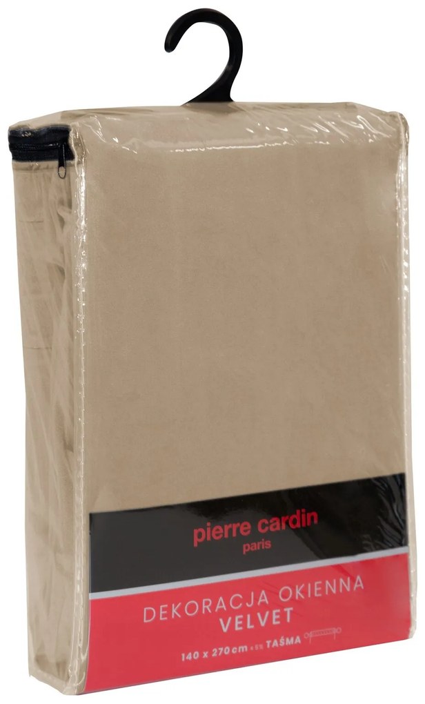 ZATEMŇOVACÍ ZÁVES NA PÁSKE PIERRE CARDIN SIBEL 140X235 CM CAPPUCCINO