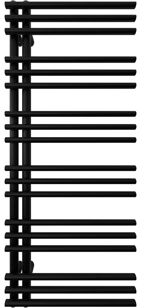 Cerano Burke, vykurovacie teleso 1200x500 mm, 562W, pripojenie D5, čierna matná, CER-CER-429634