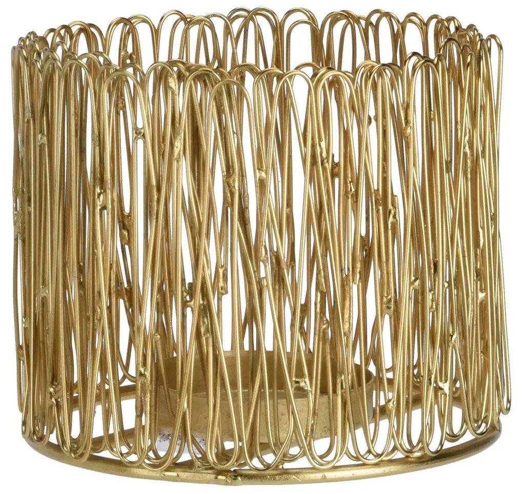 LAMPÁŠ WIRY 10X13 CM ZLATÁ