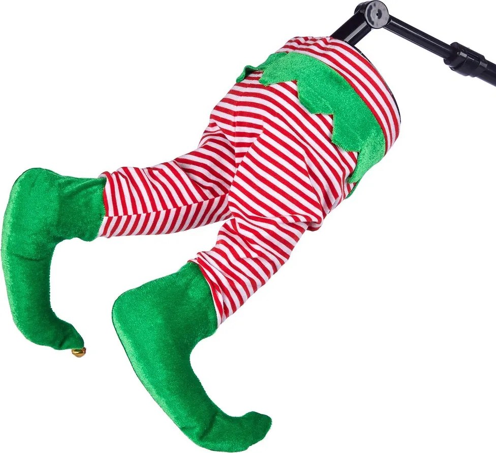 X-MAS Ozdoba nohy v strome elf 35 cm