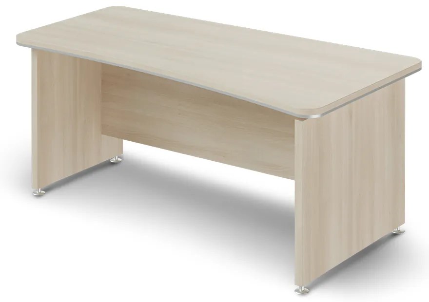 Ergonomický stôl TopOffice 180 x 94,8 cm, pravý, agát svetlý