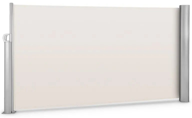 Blumfeldt Bari 316, bočná clona, bočná roleta, 300 x 160 cm, hliník, krémovo piesková