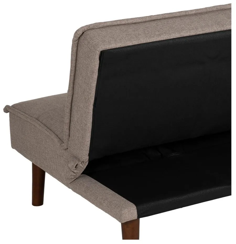 Sivobéžová ženilková rozkladacia pohovka 181 cm – Ixia