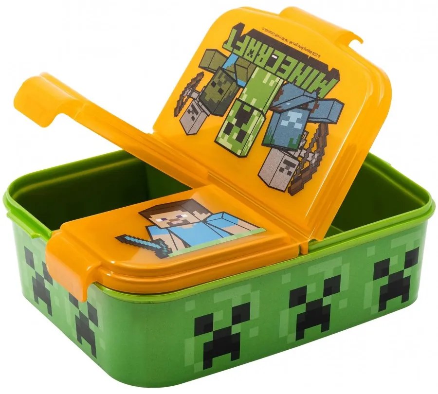 Multibox na desiatu Minecraft s 3 priehradkami