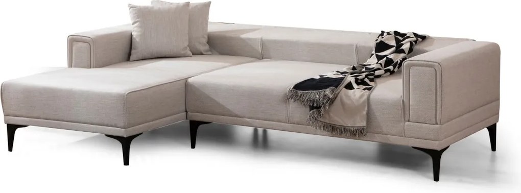 Rohová sedacia súprava Horizon 250 cm ecru ľavá