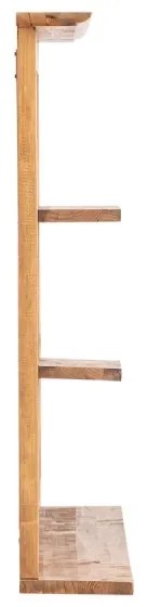 furniture-nabytek.cz - Masívne kúpeľňové zrkadlo Rangoon z borovice, lakované – 140×72 cm