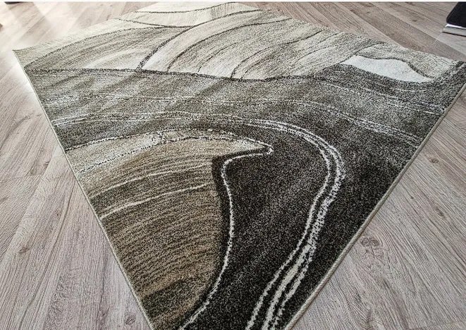 Abstraktný koberec Rio 936 v béžovo-hnedom prevedení – rôzne rozmery Rozmer: 80x150 cm