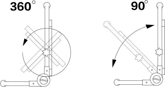 LED reflektor so stojanom LED/50W/230V 5000K IP65 oranžový