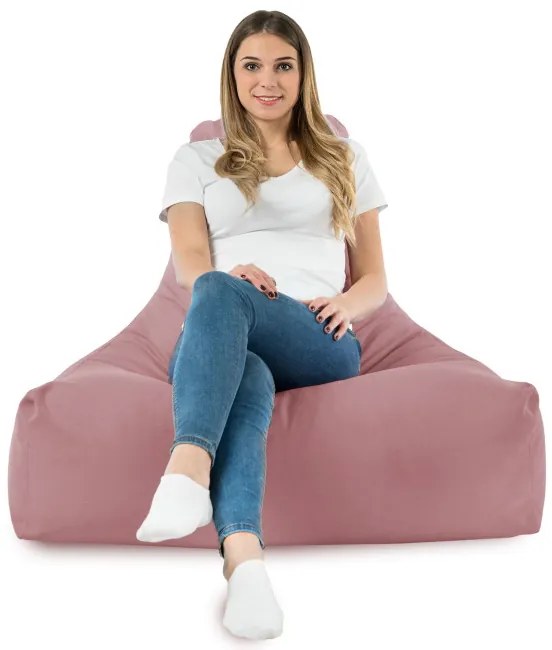 Kreslo Bali plyš pudrové