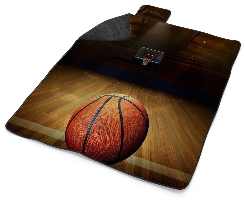 Sablio Plážová deka Basketbal: 200x140 cm