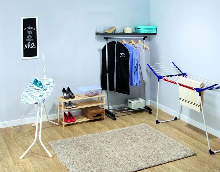 Zeller Present Drevený botník až na 12 topánok, prídavná polica, drevený, 3 poschodia - 80x26x50