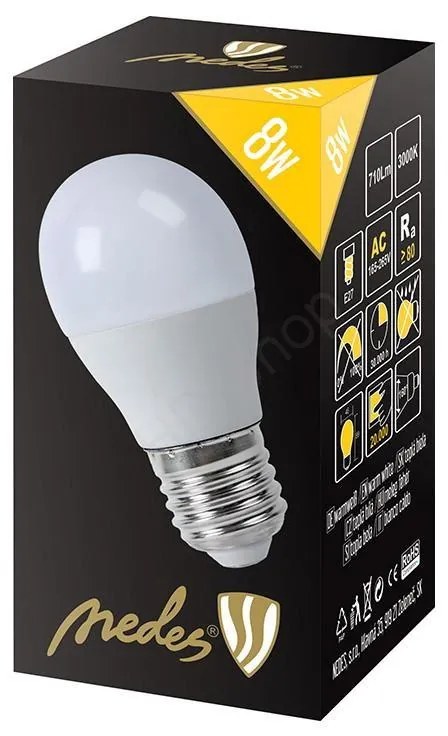 NEDES LED 8W-G45/E14/SMD/3000K