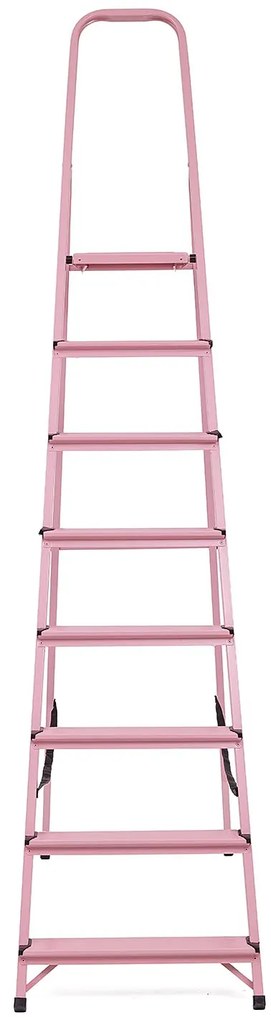 Elkop Oceľový rebrík ružový, 8 priečok