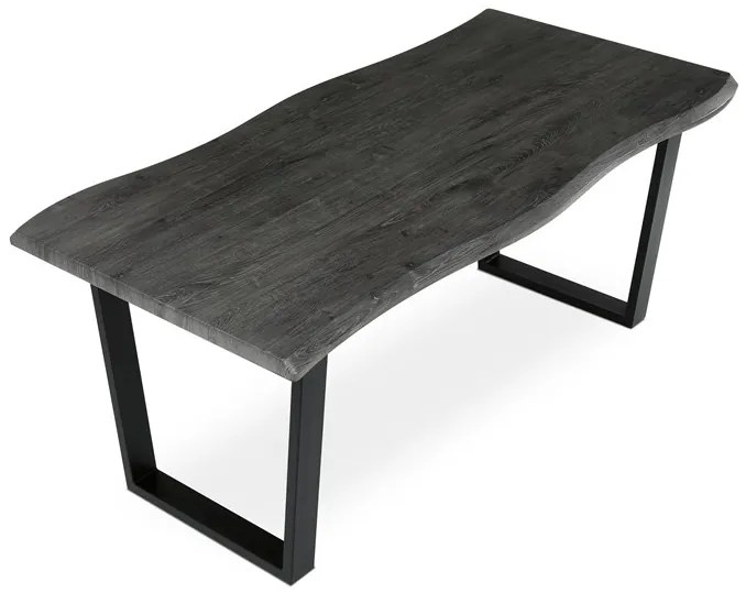Autronic BONTEC Jedálenský stôl 180x90cm, mdf, sivý dub, HT-F4218 GREY Farba: Šedá