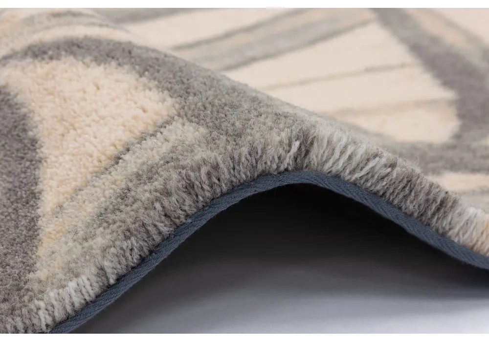 Krémovobiely vlnený koberec 300x400 cm Botany – Agnella