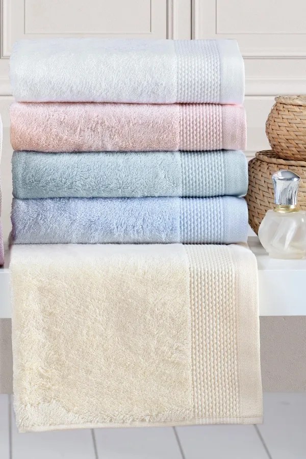 Soft Cotton Darčeková sada uterák a osuška BAMBOO Mentolová