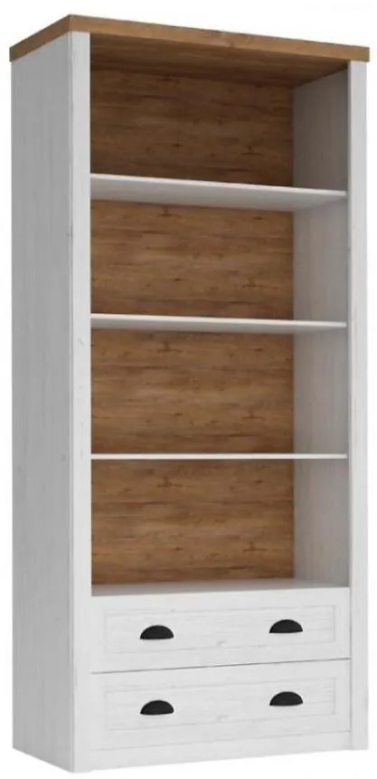 Regál Prowansja R2 borovica andersen/dub lefkas