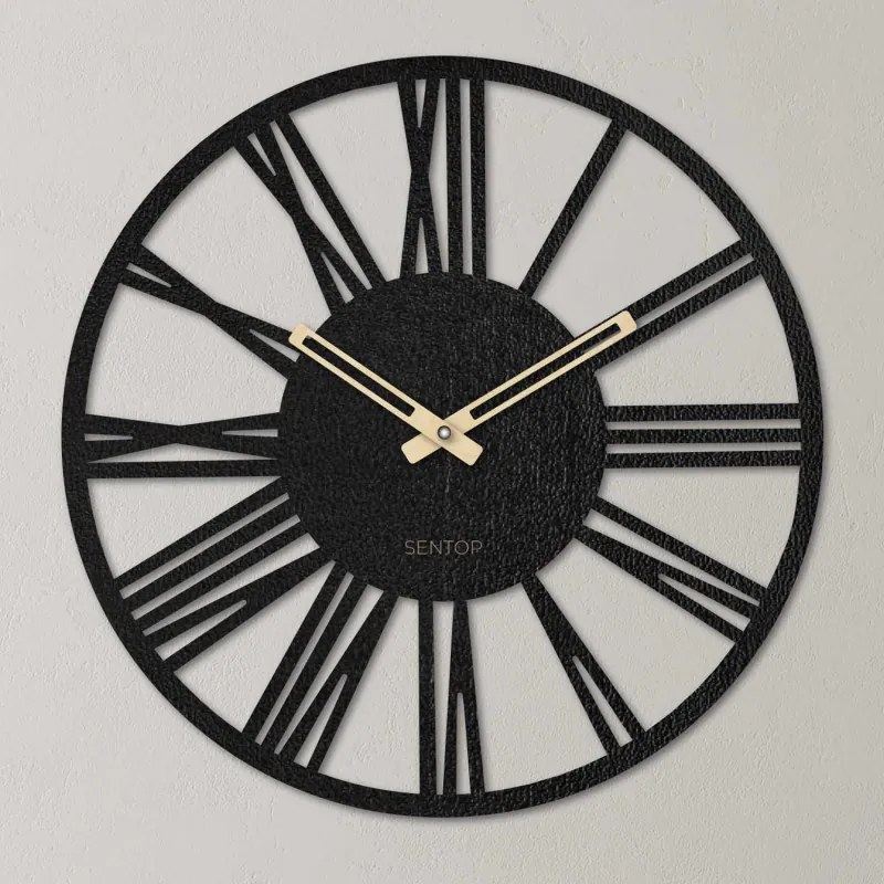 Drevené nástenné hodiny  moderný dizajn, tichý chod | SENTOP HDFK035