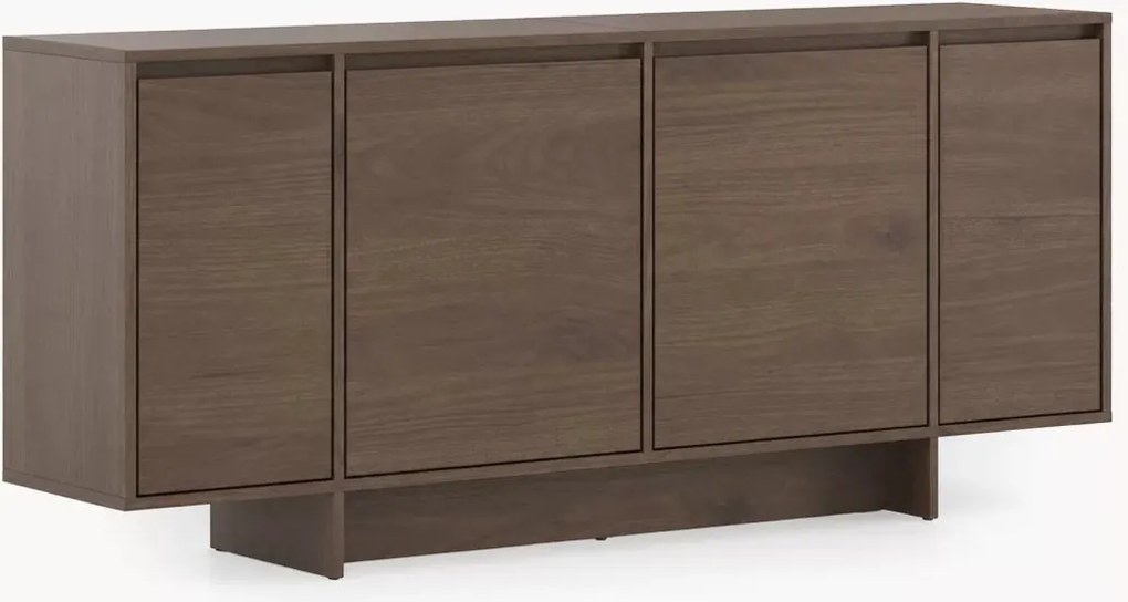Komoda Zolia 180 cm štvordverová - orech elegant