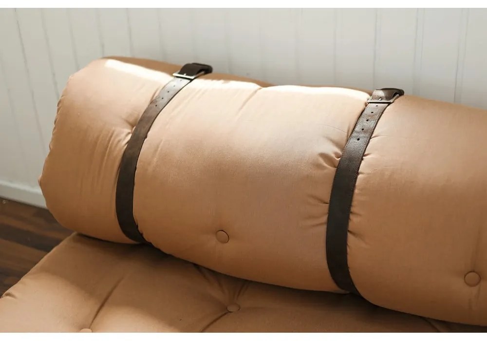 Rozkladacia pohovka so svetlobéžovým poťahom Karup Design Buckle Up Natural