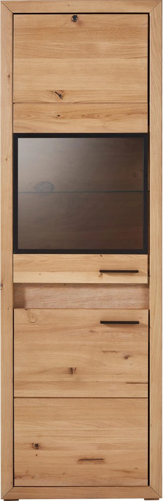 XXXLutz VITRÍNA, sukový dub, 63,8/198,4/41 cm Cantus - Sklenené vitríny - 001770004714