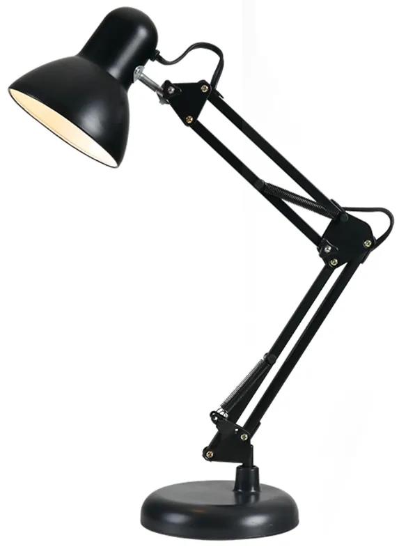 Stolná lampa L2847 SANDY čierna, vrátanie LED žiarovky S2571, 8W