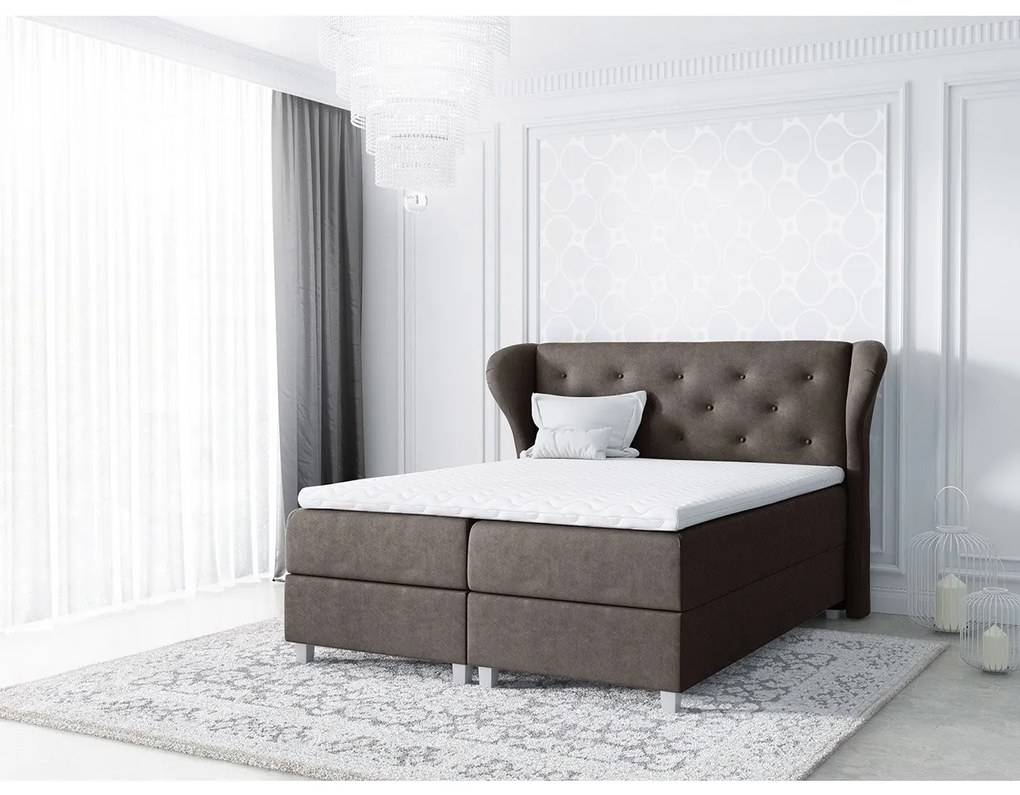 Kontinentálna posteľ Brid, Rozmer postele: 180x200, Dostupné poťahy: Prestige 2771