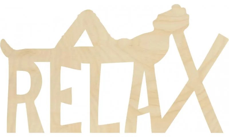 Drevený obraz na stenu - RELAX| SENTOP PR0403 plywood