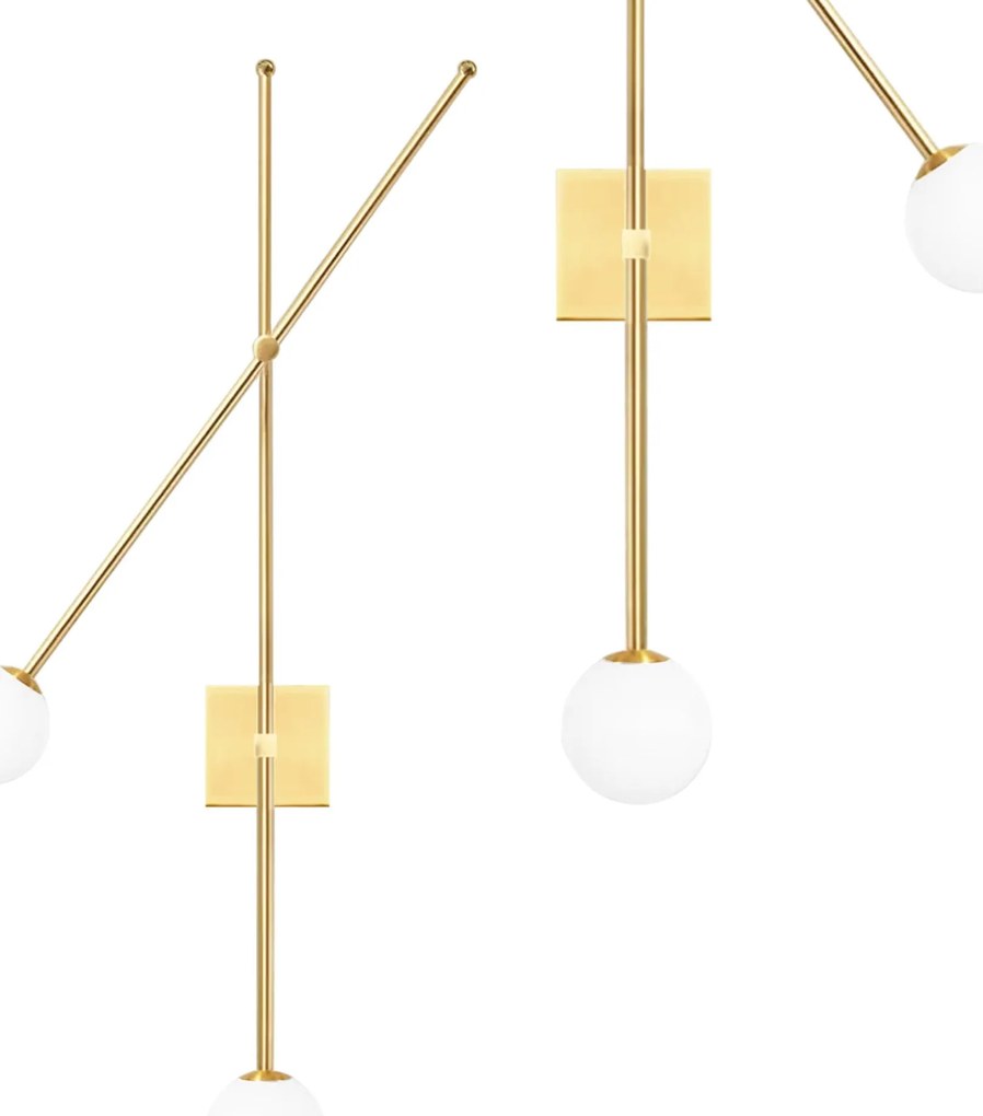 Toolight Toolight, nástenné svietidlo 2xG9 APP1594-2W, zlatá matná, OSW-06519