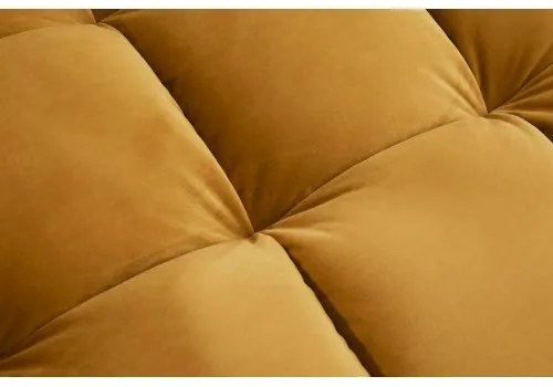 Rohová sedacia súprava 40277 Cozy - Zamat Žltá  - Komfort-nábytok
