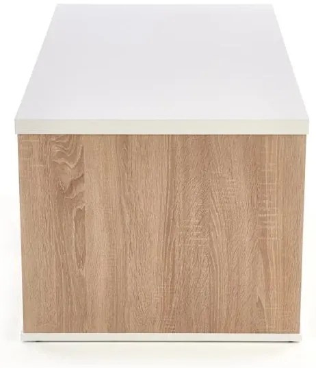 Konferenčný stolík Tera, Biala/ Sonoma