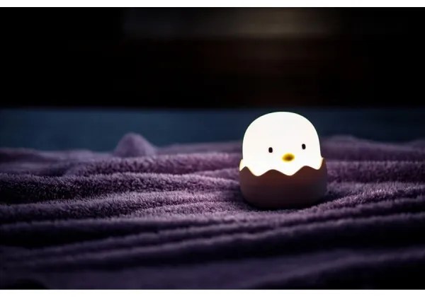 MegaLight - LED RGB Stmievateľná nabíjacia detská dotyková lampa EGGY EGG LED/5V