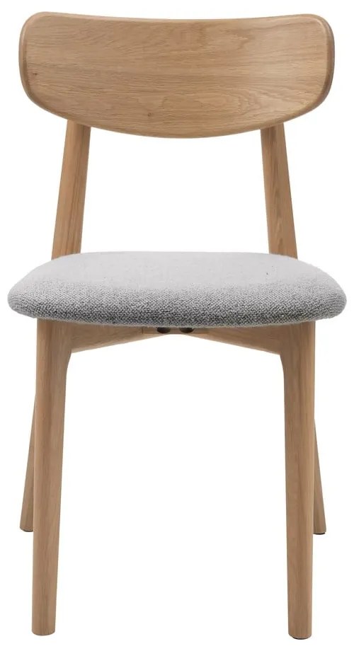 Svetlosivá/v prírodnej farbe jedálenská stolička Elim – Unique Furniture