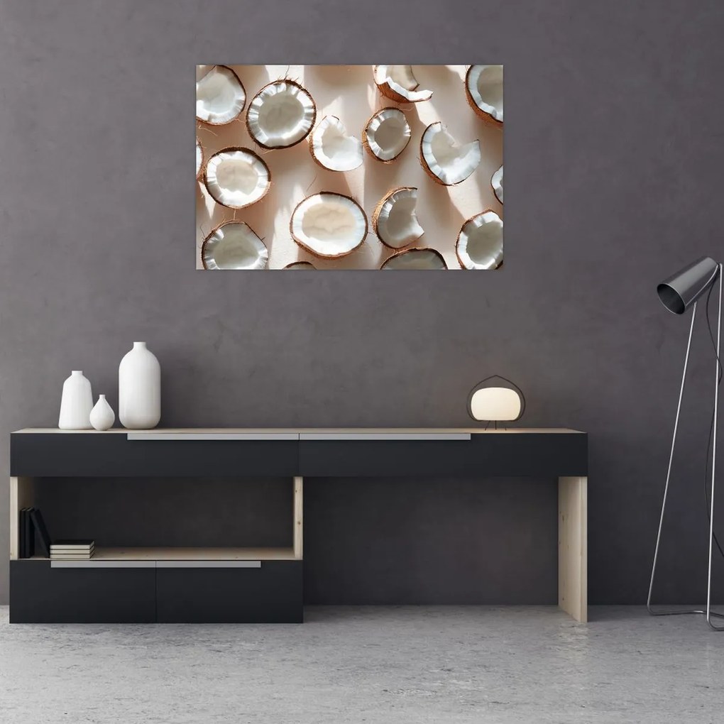 Obraz - Kokosové orechy (90x60 cm)