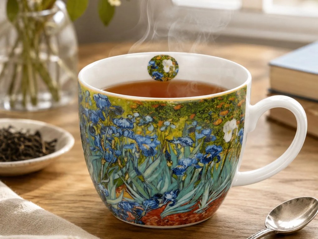 Porcelánový hrnček Van Gogh Irises 460 ml