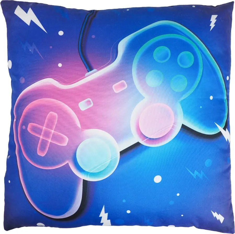 Jerry Fabrics Detský vankúšik s potlačou - Bluey - rodina | 40 x 40 cm