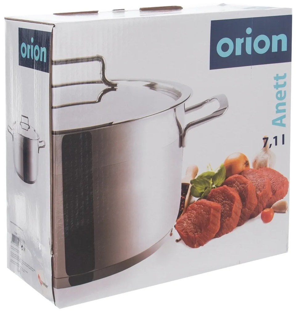 Kastról s pokrievkou ORION ANETT 7.1L nerez , 7,1 l