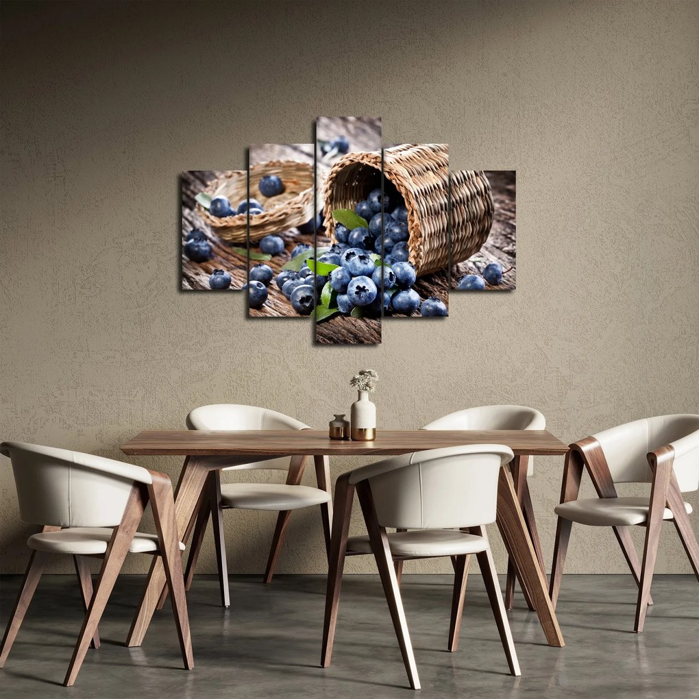 Obraz - Šťavnaté čučoriedky (150x105 cm)
