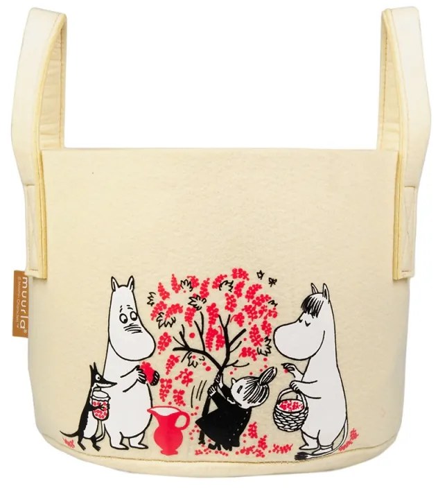 Úložný kôš Moomin Berries 17l, žltý