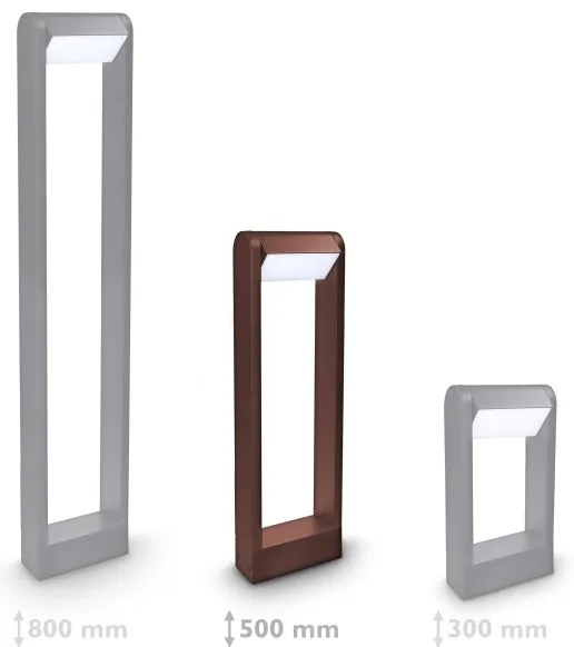 Brilagi - LED vonkajšia lampa CROTONE LED/7W/230V hnedá IP54 50 cm