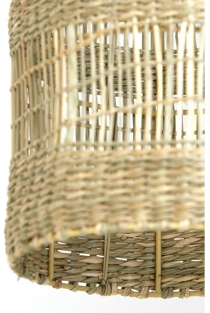 Závesné svietidlo v prírodnej farbe s tienidlom z morskej trávy ø 20 cm Latika – Light &amp; Living