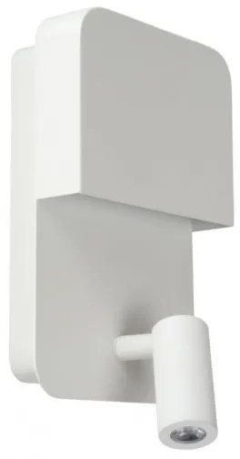 Lucide 79200/08/31 - LED Nástenné svietidlo BOXER LED/5W/230V + LED/5W USB biela