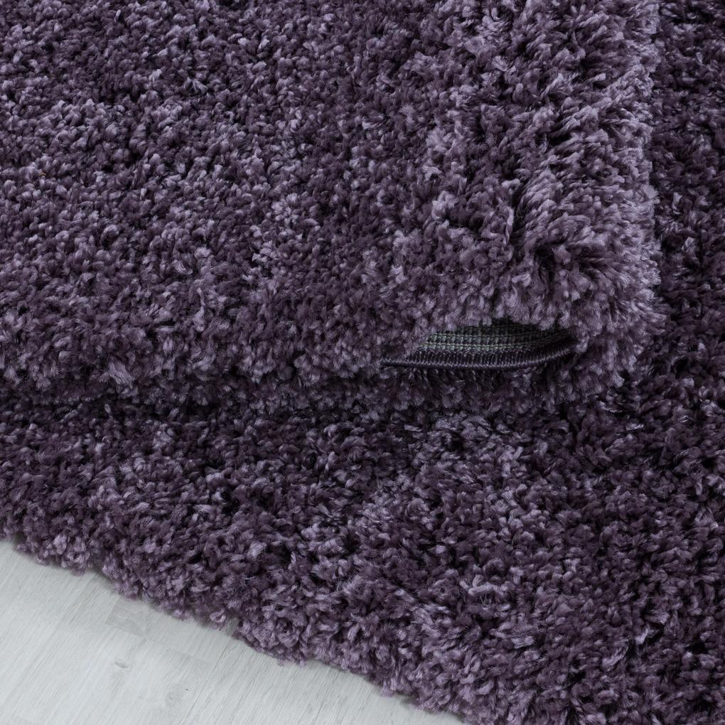 Ayyildiz Kusový koberec SYDNEY 3000, Violet Rozmer koberca: 80 x 150 cm