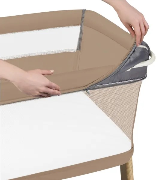 Lionelo - Detská postieľka 5v1 THOMI PLUS béžovo-karamelová