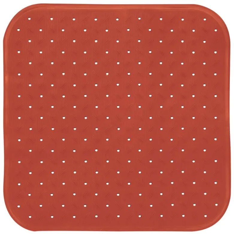 Spirella Protišmyková podložka do sprchy CLASS Premium, terakota, 54 x 54 cm