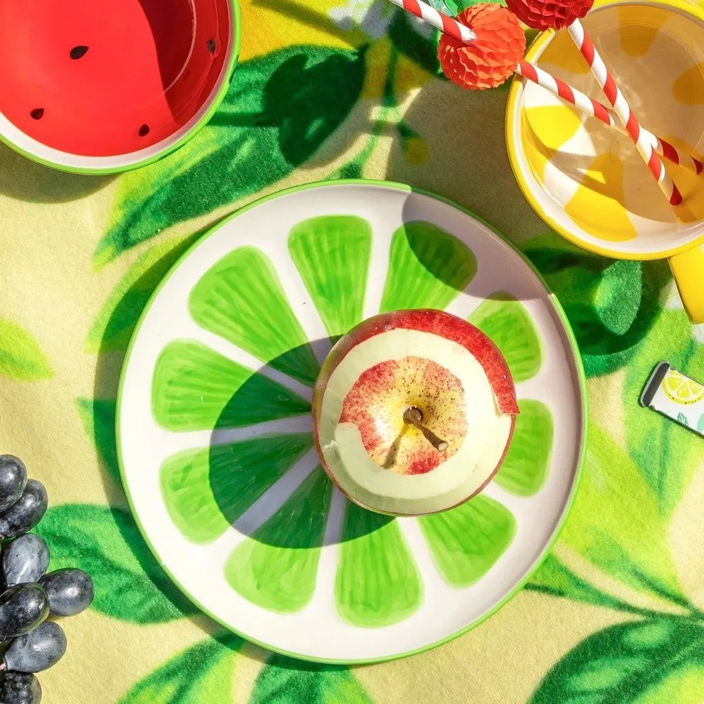 Altom Sada keramických tanierov Tropicana limetka20 cm, 2 ks