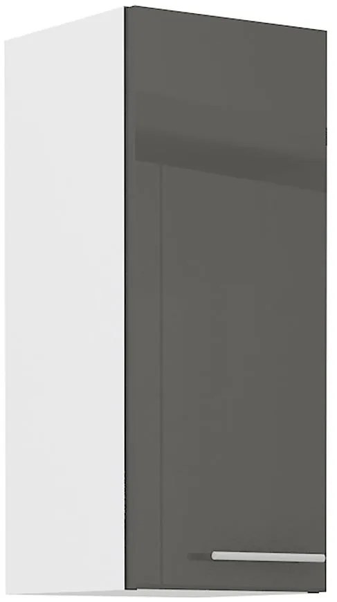 Kuchynská skrinka Lara 30g-72 1f Mdf sedá lesk