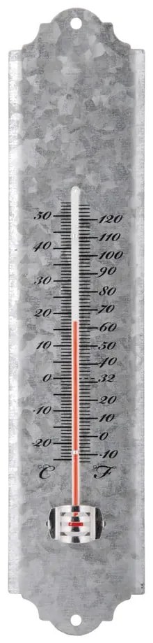 Nástenný vonkajší teplomer Esschert Design, 30 x 6,7 cm